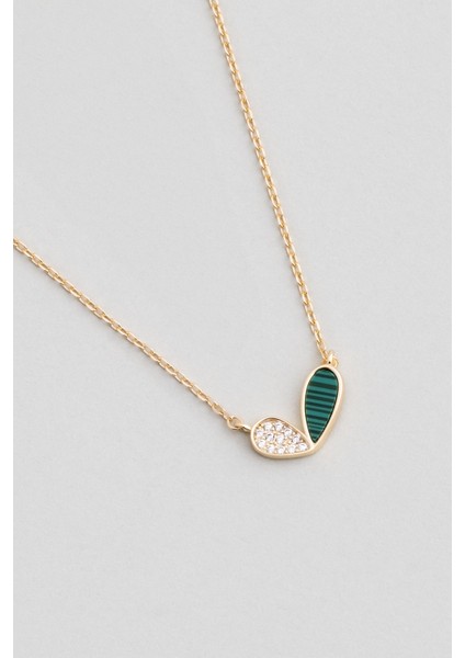 Lucky 18 Ayar Sarı Altın Kaplama 45 cm Gümüş Sedef Kolye fiyatları