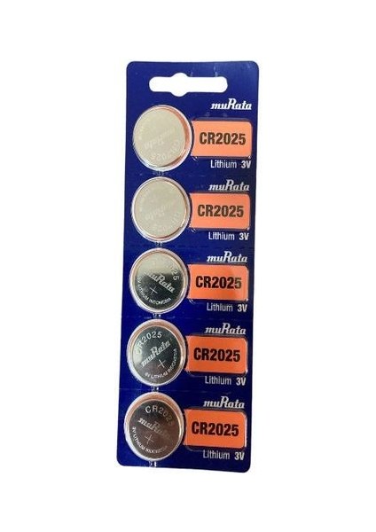 CR2025 3V Lityum Pil 5'li Paket-Erpilsan