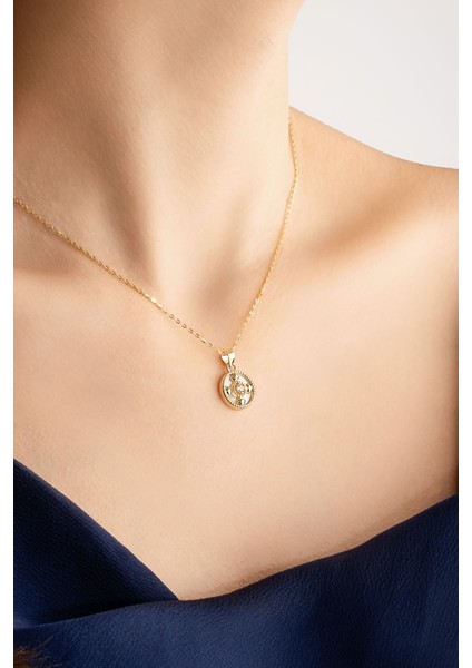 Serenity 18 Ayar Sarı Altın Kaplama 43 cm Gümüş Minimal Kolye fırsatları