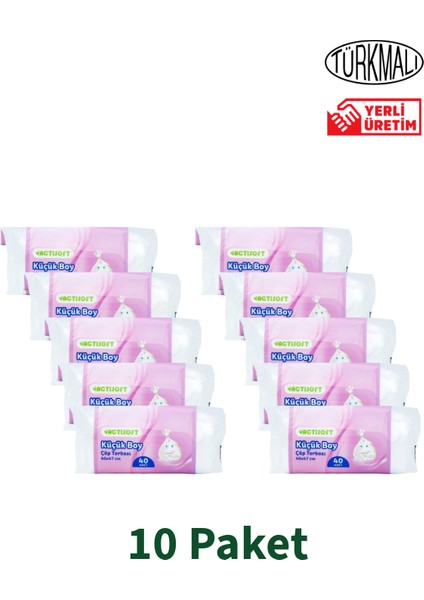 Küçük Boy Çöp Torbası 45'lı x 10 Paket