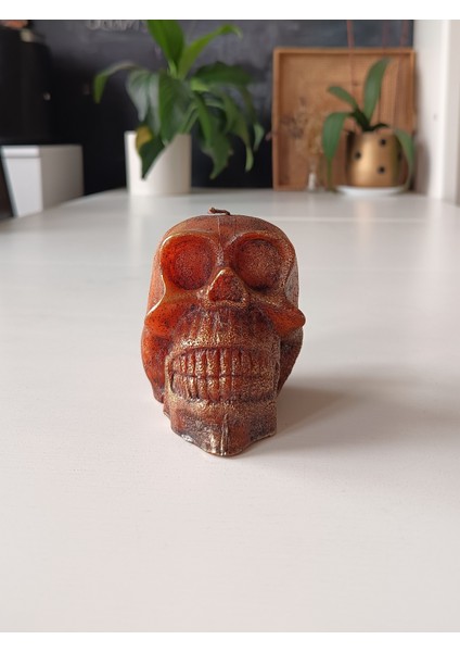 Inci Mum Kurukafa Şekilli Mum Bordo 8 cm indirimleri