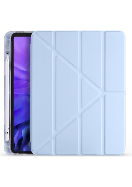 Apple iPad Air 4.nesil 10.9 (2020) 4 Farklı Standlı Kalemlikli Darbeye Dayanıklı Kılıf A2316 A2324 A2325 A2072