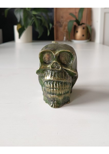 Inci Mum Kurukafa Şekilli Mum Yeşil 8 cm fırsatları