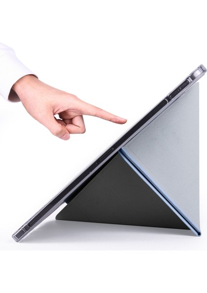 Apple iPad Pro 12.9 4.nesil (2020) Yatay ve Dikey Standlı Antişok Köşe Korumalı Kalemlikli Origami Slikon Kılıf A2229 A2069 A2232 A2233 indirimleri