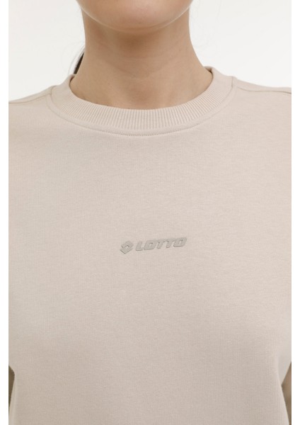 W-Delfın C Neck Sweat 4fx Bej Kadın Sweatshirt