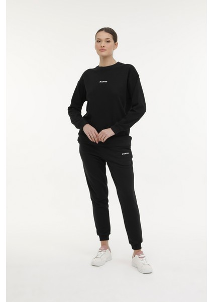 W-Delfın C Neck Sweat 4fx Siyah Kadın Sweatshirt