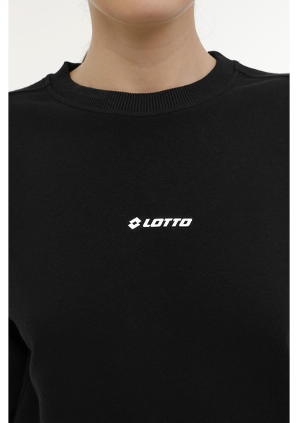 W-Delfın C Neck Sweat 4fx Siyah Kadın Sweatshirt