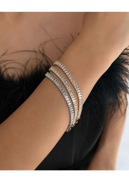 Zirkon Taşlı Gold Renk Bileklik fiyatları