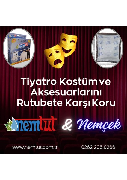 Nem Tutucu Engelleyici Rutubet Giderici Önleyici Korozyon Önleyici Koku Giderici (10 KUTU/20 PAKET)