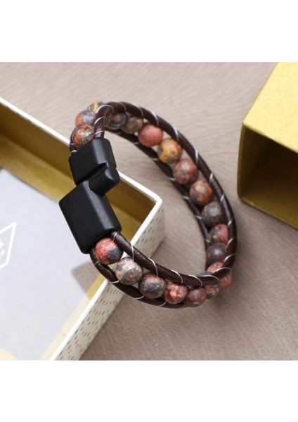 Erkek Doğaltaş Deri Bileklik fiyatları