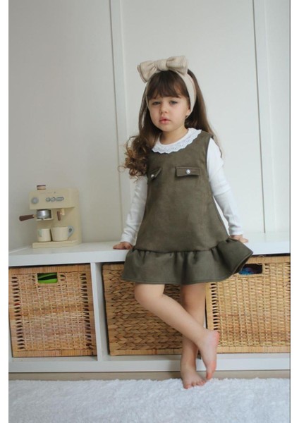 Yigit Butik Süet Kumaş Kız Çocuk Elbise fiyatları