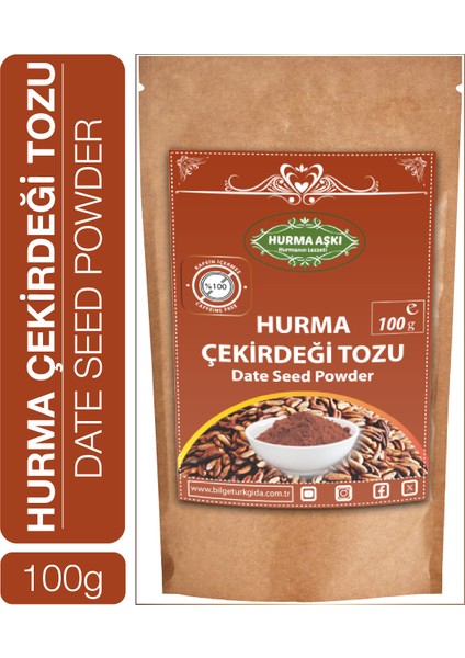 Hurma Çekirdeği Tozu 100 gr