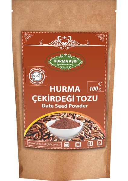 Hurma Çekirdeği Tozu 100 gr