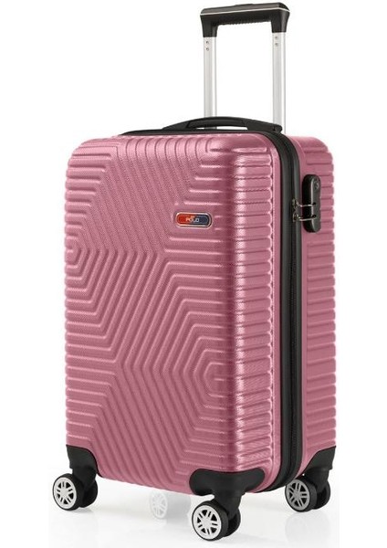 Suitcase Abs Gül Kurusu Kabin Boy Valiz 600.08-K