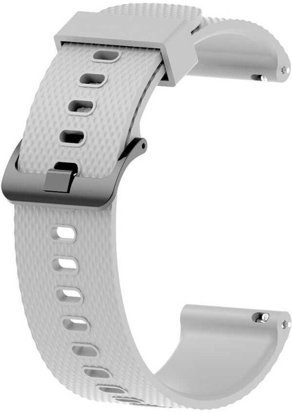 Robor Gts 2 20 mm Için Bakla Model Ayarlanabilir Renkli Silikon Kayış-Kordon Krd-46