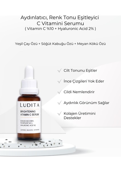 Ludita , Aydınlatıcı , Cilt Tonu Eşitleyici Bakım Seti