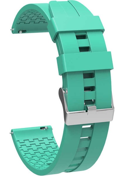 Tecno Watch 2 20 mm Için Klasik Model Ayarlanabilir Renkli Silikon Kayış-Kordon Krd-23