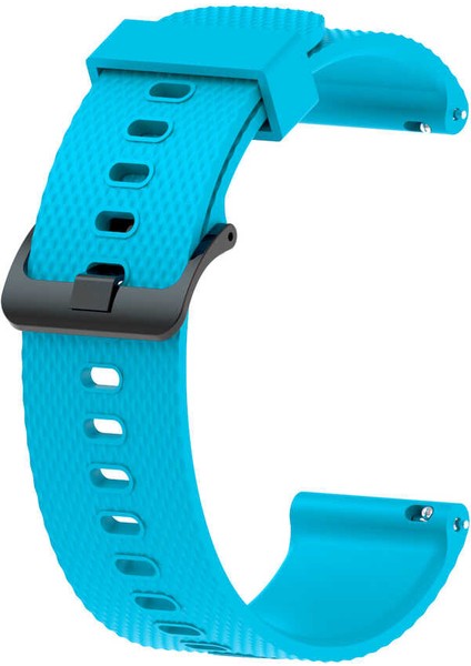 Tecno Watch 2 20 mm Için Bakla Model Ayarlanabilir Renkli Silikon Kayış-Kordon Krd-46