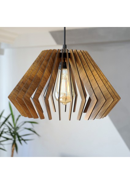 Ahşap Ahşap Avize, Sarkıt Kahverengi E27 35 x 21 71-80 cm 1 Klasik fiyatları