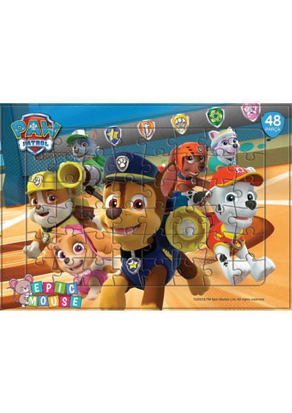 Paw Patrol Eğitici Puzzle - Başlangıç Seviyesi - 48 Parça Frame2 Puzzle/yapboz