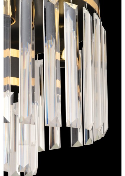 Siyah Nesil 4 Lü 2 Katlı Siyaha Gold Yaldızlı 30 Luk Modern Avize E27 Metal Modern 4 fırsatları