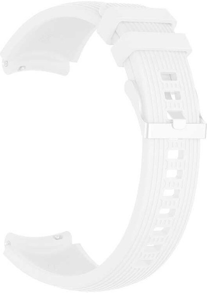 Robor R-Gt E 20 mm Için Klasik Model Ayarlanabilir Çizgili Silikon Kayış-Kordon Krd-18