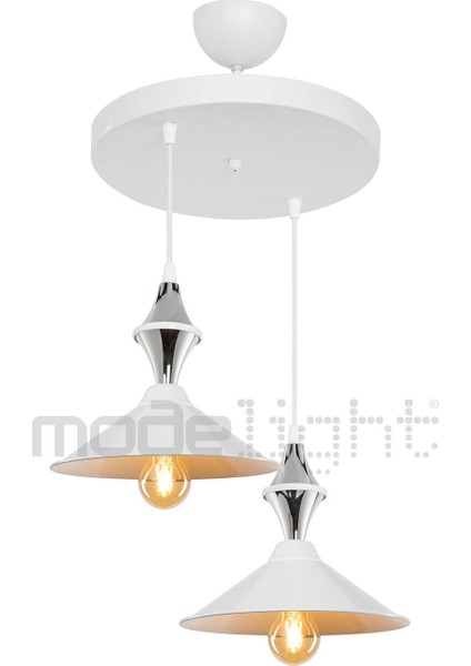 61-70 cm Akses Küre /karo 2li Maya Sarkıt Modern E27 Plastik 2 Beyaz fiyatları