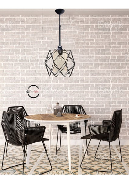 Mutfak Jaka Lüx Salon Mutfak Sarkıt Cam Avize Siyah 1 indirimleri