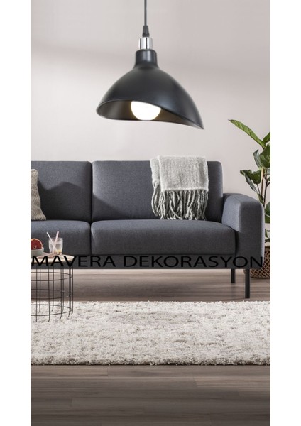 Modern Sarkıt Avize Yatak Odası Salon Mutfak Koridor Lamba E27 1 Siyah Salon / Oturma Odası 51-60 C