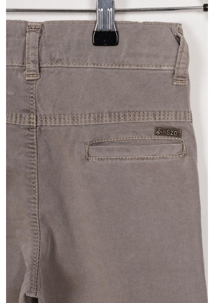 Arka Cepli Bej Renk Erkek Çocuk Gabardin Pantolon modelleri