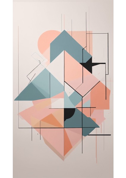 Renkli Baskılı Sayılarla Boyama Hobi Seti (Çerçeveli-Büyük Boy) 95X125 Cm: Soyut Resim 12