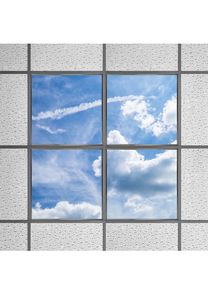 60X60 LED Panel Sıva Altı Desenli 2x2 Dörtlü Grup 46511157SA fiyatları