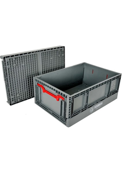 XOBBOX XF50G / Katlanır Saklama Kutusu / Folding Storage Box / Gri 50 LT (Adet Satış Fiyatı)