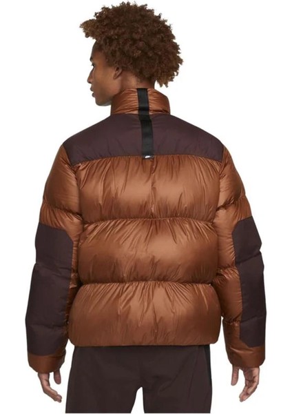 Sportswear Therma Fit Puffer Down Fill Jacket Kaz Tüyü Kahverengi Mont