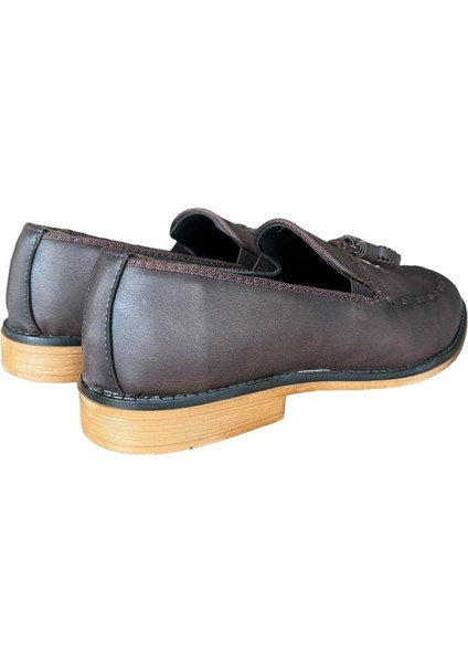 Erkek Klasik Loafer Ayakkabı Kahverengi