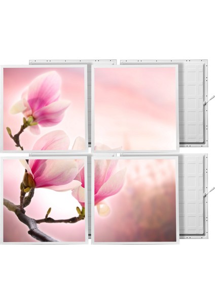 60X60 LED Panel Sıva Altı Desenli 2x2 Dörtlü Grup 46510073SA