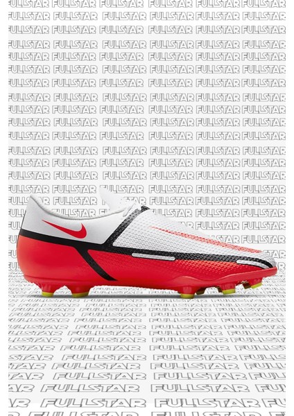 Phantom G. T. 2 Club F. G. / M. G. Unisex Soccer Shoes Beyaz Kırmızı Krampon