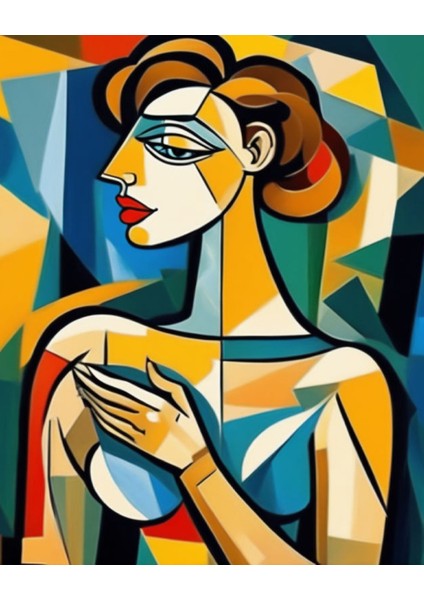 Renkli Baskılı Sayılarla Boyama Hobi Seti (Çerçeveli-Büyük Boy) 95X125 Cm: Soyut Resim 22 fiyatları