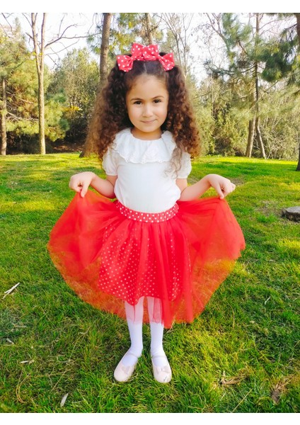 Kız Çocuk Tütü Puantiyeli - ASTARLI indirimleri