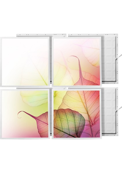60X60 LED Panel Sıva Altı Desenli 2x2 Dörtlü Grup 46510044SA