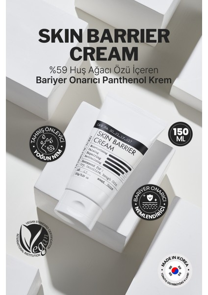 Derma Factory Bariyer Onarıcı %59 Huş Ağacı Özü Panthenol Krem Derma Factory Skin Barrier Cream 150 ml