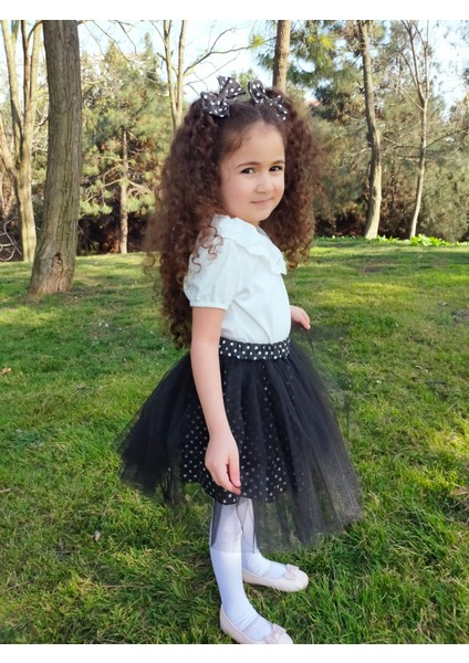 Kız Çocuk Tütü Puantiyeli - ASTARLI modelleri