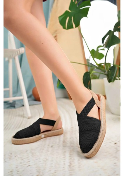 Espadril Günlük Kadın Ayakkabı Siyah
