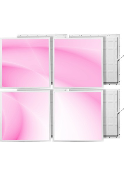 60X60 LED Panel Sıva Altı Desenli 2x2 Dörtlü Grup 46510139SA