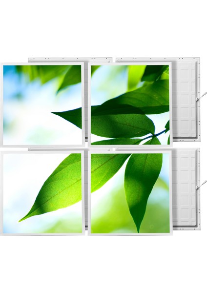 60X60 LED Panel Sıva Altı Desenli 2x2 Dörtlü Grup 46510153SA