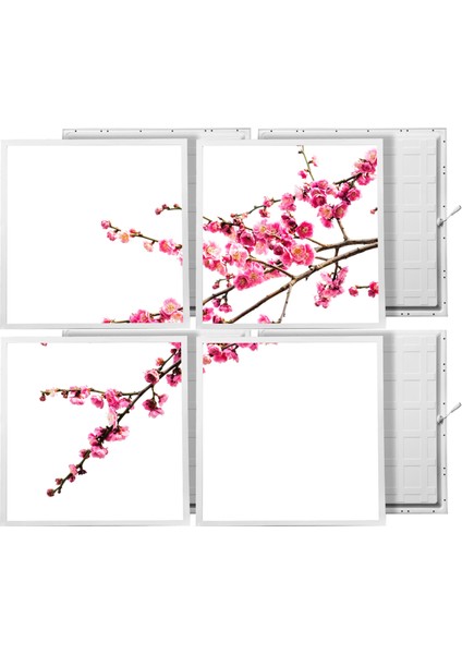 60X60 LED Panel Sıva Altı Desenli 2x2 Dörtlü Grup 46510163SA