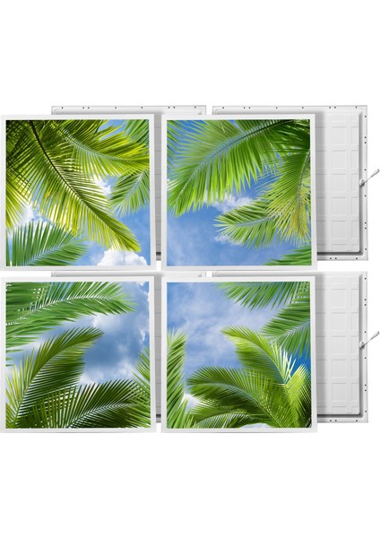 60X60 LED Panel Sıva Altı Desenli 2x2 Dörtlü Grup 46510156SA