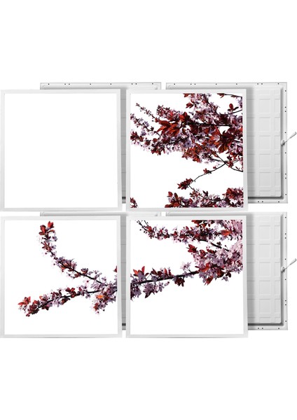 60X60 LED Panel Sıva Altı Desenli 2x2 Dörtlü Grup 46510176SA