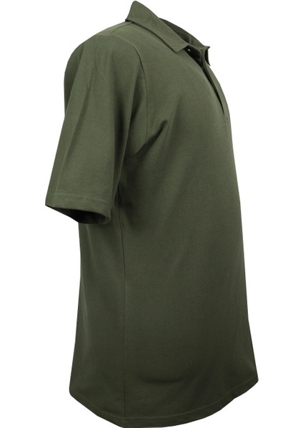 Erkek Büyük Beden Polo Yaka Tişört Haki fırsatları