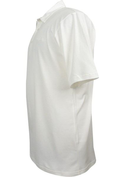 Erkek Büyük Beden Polo Yaka Tişört Ekru fiyatları